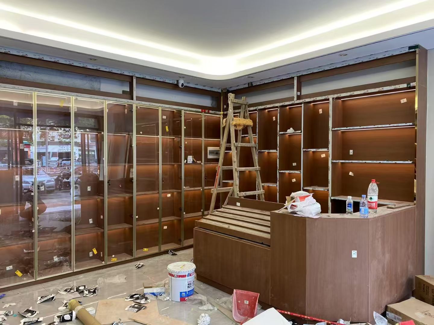 Stainless Steel Cabinet with LED