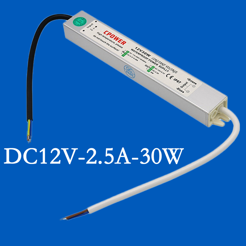 100W IP67 2 Years Warranty Aluminum Case Waterproof Signage Billboard DC12V 8.33A LED Transformer