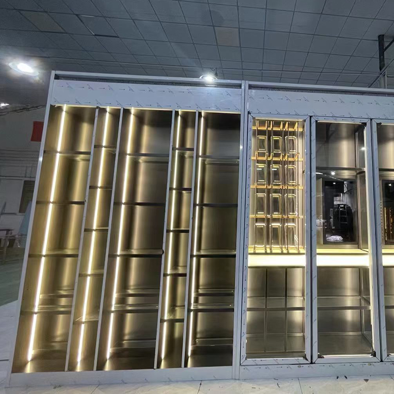 Stainless Steel Cabinet with LED