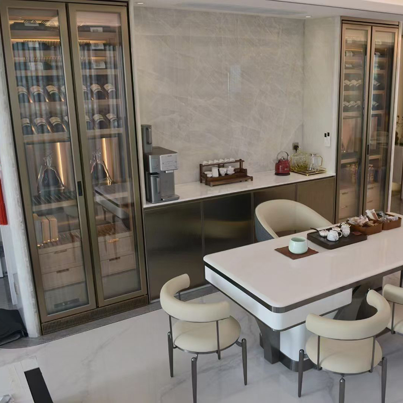 Stainless Steel Cabinet with LED